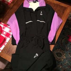 Vintage Woman's Frank Shorter running suit GoreTex